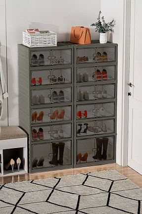 نظم دهنده کفش قهوه ای پلاستیک Kitchen Life - کد 938464643
