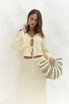 ست بالاتنه و پائین تنه رنگی زنانه پنبه ای MAİ COLLECTİON - کد 938819187