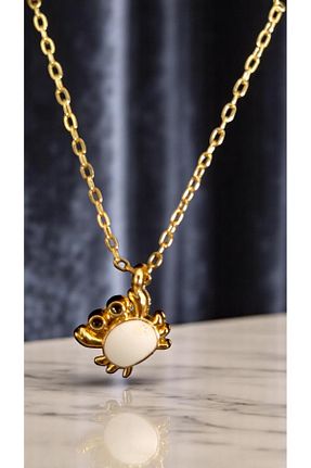 گردنبند جواهر سفید زنانه استیل ضد زنگ Vekorr - کد 938841467