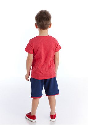 شلوارک و برمودا قرمز بچه گانه رگولار Denokids - کد 95678442