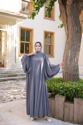 لباس حجاب طوسی زنانه رگولار KADEEM - کد 867643842