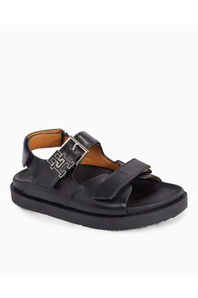 صندل مشکی زنانه پاشنه تخت Tommy Hilfiger - کد 821133269