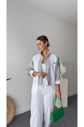 کت سفید زنانه Relaxed QİMYA BUTİK - کد 859600226