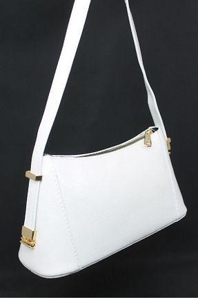 کیف دوشی سفید زنانه چرم مصنوعی CKR BAGS - کد 938860631
