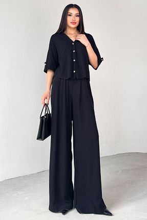 ست بالاتنه و پائین تنه رنگی زنانه رگولار Cappmoda - کد 938866547