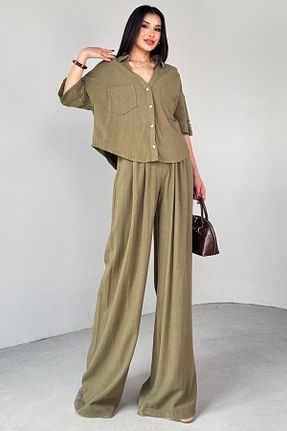 ست بالاتنه و پائین تنه رنگی زنانه رگولار Cappmoda - کد 938866572