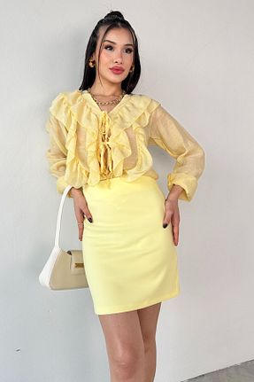 دامن رنگی زنانه پارچه Cappmoda - کد 938865170