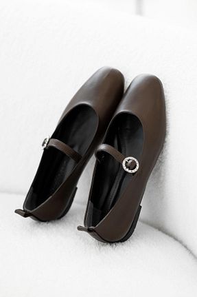 بابت قهوه ای زنانه چرم مصنوعی Parponi - کد 938879374