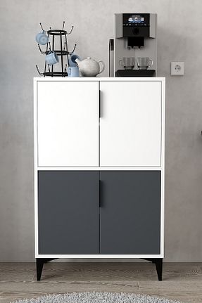 کابینت چند منظوره سفید Suntalam Evmo Home - کد 932866288