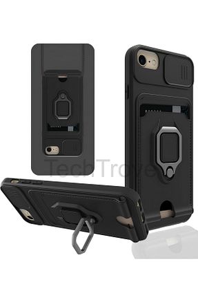 کاور و قاب مشکی iPhone SE 2020 TechTrove - کد 938907907