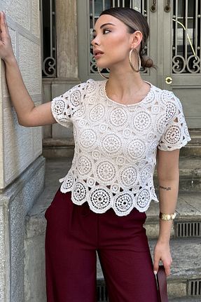 بلوز رنگی زنانه Ajurlu VAGGON - کد 938905275