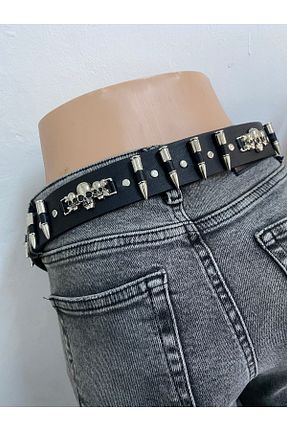 کمربند مشکی زنانه چرم مصنوعی Aksabeltchokers - کد 938918500