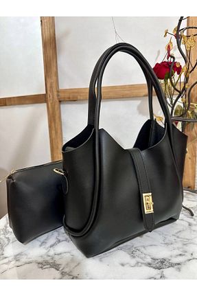 کیف دوشی مشکی زنانه چرم خالص Liva style - کد 938924064