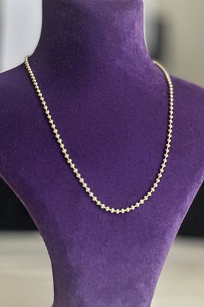 گردنبند استیل ( فولاد ) زرد زنانه استیل (فولاد) Modacaprea - کد 938942466
