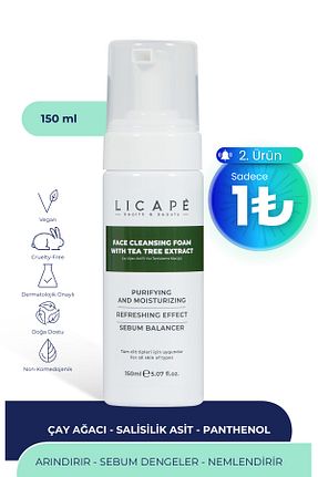 پاک کننده صورت همه انواع پوست Licape - کد 749169373