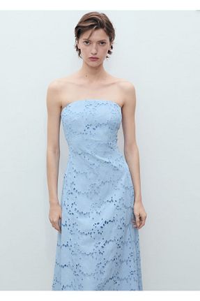 لباس آبی زنانه بافت MANGO - کد 929508352