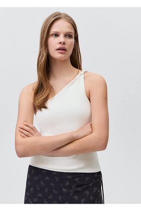 بلوز سفید زنانه ساده MANGO Teen - کد 899215715