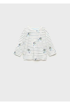 تیشرت سفید بچه گانه رگولار MANGO Baby - کد 884967642