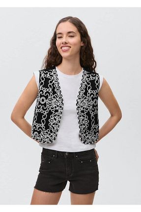 جلیقه سفید زنانه اسلیم فیت MANGO Teen - کد 898664688