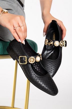 بابت مشکی زنانه چرم لاکی Genetti - کد 938960810