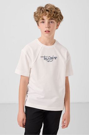 تیشرت نباتی بچه گانه رگولار TOMMY LIFE - کد 939070845