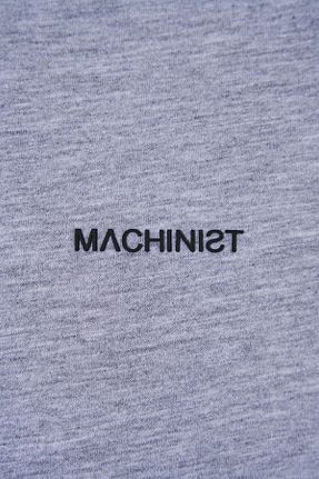 تیشرت طوسی مردانه اورسایز Machinist - کد 939020302