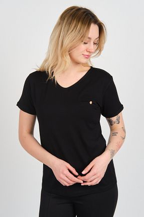 بلوز مشکی زنانه ساده Sistas - کد 939031362