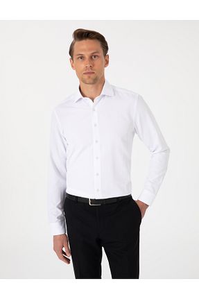 پیراهن سفید مردانه اسلیم فیت Pierre Cardin - کد 939022332