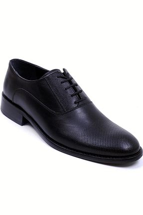 کفش کلاسیک مشکی مردانه چرم خالص Ustalar Ayakkabı Çanta - کد 232848913