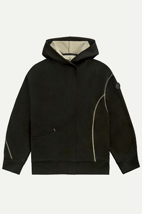 سوئیشرت مشکی زنانه هندسی KAFT - کد 899181125