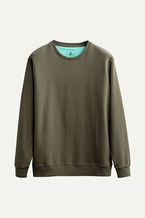 سوئیشرت خاکی زنانه ساده KAFT - کد 899181307