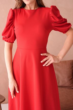 لباس قرمز زنانه بافتنی WOMAN VISION - کد 939037656