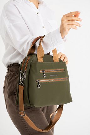 کیف دوشی خاکی زنانه پارچه ای Sanmorris - کد 939060830