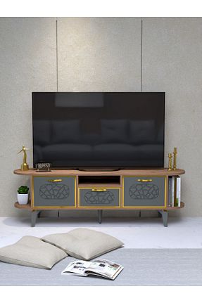 میز و پایه تلویزیون قهوه ای Suntalam GOLDFALEZ - کد 932753508