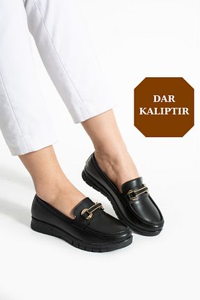 کفش کلاسیک مشکی زنانه چرم مصنوعی KAOF SHOES - کد 922982721