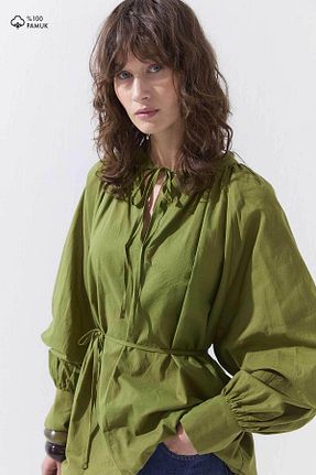 پیراهن حجاب سبز زنانه Relaxed Hooopstore - کد 939085142