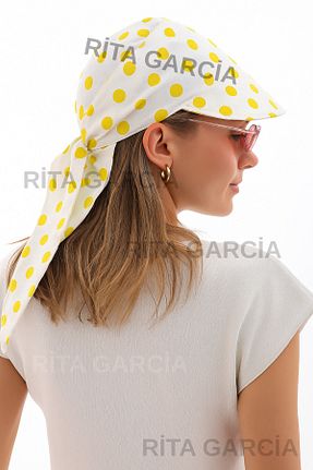 کلاه سفید زنانه پنبه ای Ritagarcia - کد 939084108