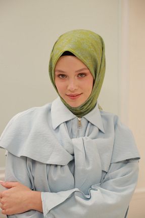 روسری سبز پنبه ای Silk Home - کد 929125886