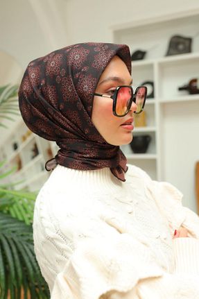 روسری مشکی پنبه ای Silk Home - کد 890813059