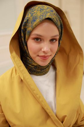 روسری سبز پنبه ای Silk Home - کد 928936641