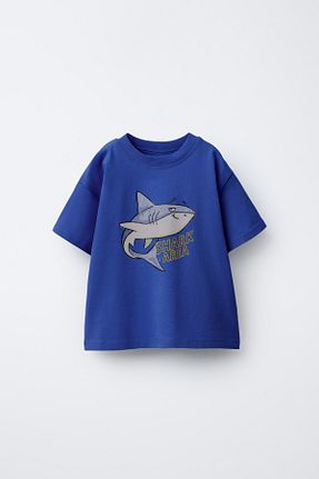 تیشرت آبی بچه گانه رگولار hepbaby - کد 939134220