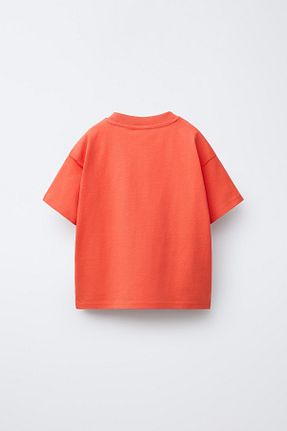 تیشرت نارنجی بچه گانه رگولار hepbaby - کد 939138164