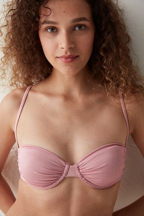 بالاتنه بیکینی صورتی زنانه ساده Penti - کد 312412434
