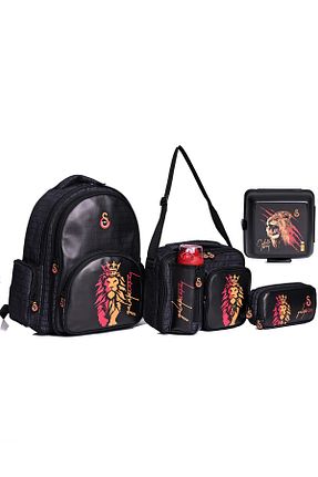 کیف مدرسه مشکی بچه گانه پارچه ای Galatasaray - کد 939140807