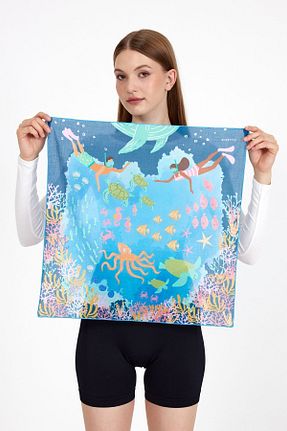 باندانا رنگی پنبه ای Suzetto - کد 765473790