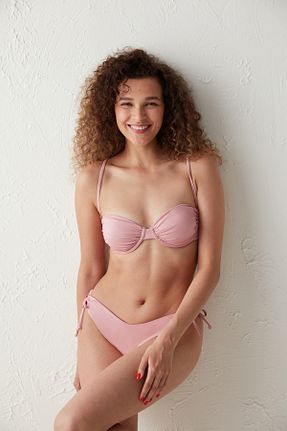 بالاتنه بیکینی صورتی زنانه ساده Penti - کد 312412434