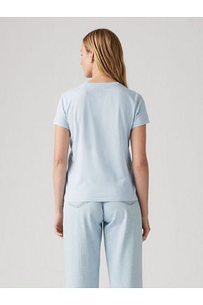 تیشرت آبی زنانه رگولار Levi