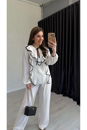 بلوز رنگی زنانه رگولار elif teke - کد 939148597