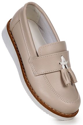 کفش کلاسیک بژ بچه گانه چرم مصنوعی Kiko Kids - کد 771786330