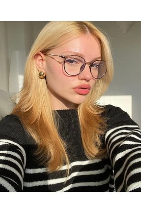 عینک محافظ نور آبی نارنجی زنانه شیشه LOOKUP NEW - کد 635550716